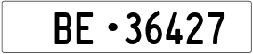 Truck License Plate